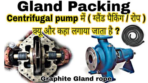 centrifugal pump rope packing|best pump packing system.